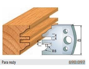 CMT NOŻE PROFILOWE HSS 40 x 4mm CMT