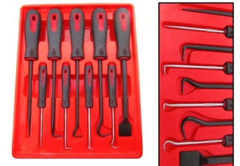 QUATROS KOMPLET GROTÓW I SKROBAKÓW 9szt. QUATROS