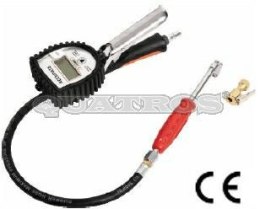 QUATROS PISTOLET DO POMPOWANIA KÓŁ Z MANOMENREM ELEKTRONICZNYM QUATROS