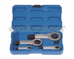 QUATROS ZESTAW DO CIĘCIA NAKRĘTEK 4szt. QUATROS