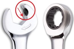 SATA KLUCZ PŁASKO-OCZKOWY 14mm Z PODWÓJNĄ GRZECHOTKĄ SATA