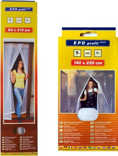 SIATKA PRZECIW OWADOM ZASŁONA 100 x 220cm / 4 x 25cm STOMIL