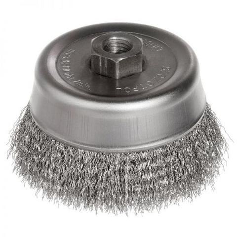 SZCZOTKA DOCZOŁOWA FALISTA Fi 120mm GWINT M14 SZCZOTPOL