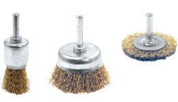 SZCZOTKA TRZPIENIOWA KOMPLET 3szt. DREL/CONDOR