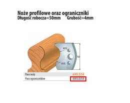 CMT OGRANICZNIKI NOŻY PROFILOWYCH 50mm 691.514 CMT