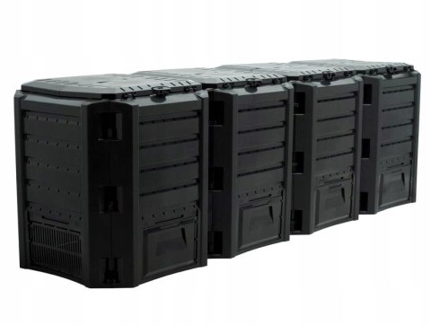 PROSPERPLAST KOMPOSTOWNIK 1600L CZARNY 261 x 83 x 72cm PROSPERPLAST