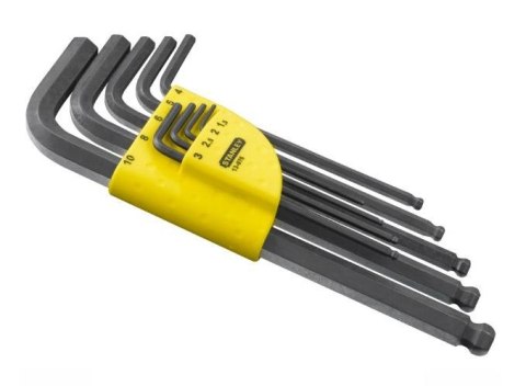 STANLEY ZESTAW IMBUSÓW Z KULĄ 9szt.1,5 - 10mm STANLEY