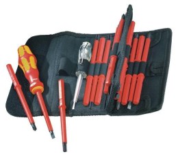 WERA ZESTAW WKRĘTAKÓW RĘKOJEŚĆ + 14 TRZPIENI IZOLOWANYCH + PRÓBNIK KRAFTFORM KOMPAKT WERA