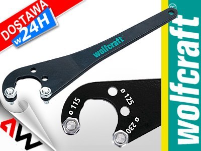 WOLFCRAFT KLUCZ UNIWERSALNY DO SZLIFIEREK KĄTOWYCH WOLFCRAFT
