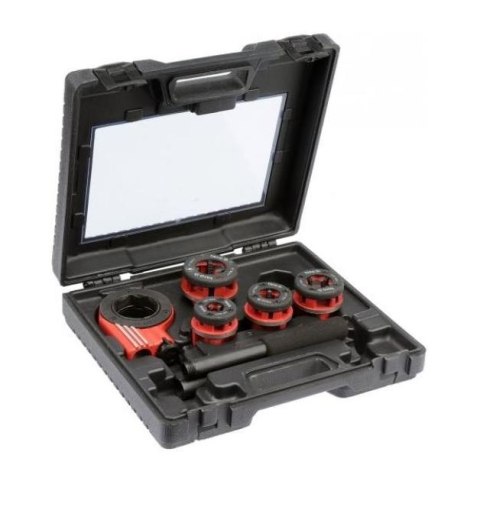 YATO GWINTOWNICA 4 GŁOWICE 3/8-1/2-3/4-1" + GRZECHOTKA 29001 YATO