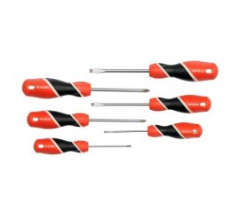 YATO WKRĘTAKI KOMPLET 6 elem. PŁASKIE / KRZYŻOWE S2 58 HRC YATO