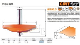 CMT FREZ DO PŁYCIN HM D=85,5 I=15 T=15-18 S=12 A CMT
