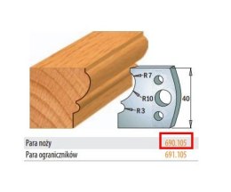 CMT NOŻE PROFILOWE HSS 40 x 4mm 690.105 CMT