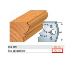 CMT OGRANICZNIKI NOŻY PROFILOWYCH 40mm 691.105 CMT