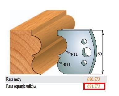 CMT OGRANICZNIKI NOŻY PROFILOWYCH 50mm 691.5572 CMT
