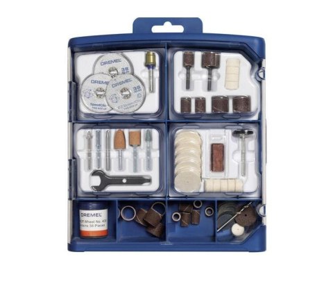 DREMEL UNIWERSALNY ZESTAW OSPRZĘTU 100szt. DO MULTISZLIFIEREK DREMEL