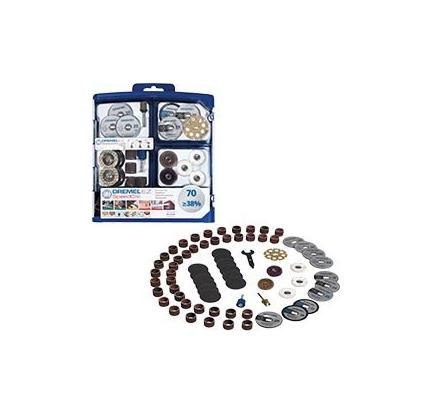 DREMEL ZESTAW OSPRZĘTU 70 elem. DREMEL
