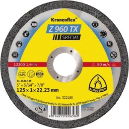 KLINGSPOR TARCZA DO CIĘCIA METALU 115mm x 1,0mm x 22,2mm Z960 TX Special KLINGSPOR