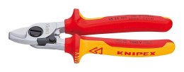 KNIPEX NOŻYCE IZOLOWANE 1000V DO CIĘCIA KABLI I PRZEWODÓW 165mm Fi=15mm / 50mm2 KNIPEX