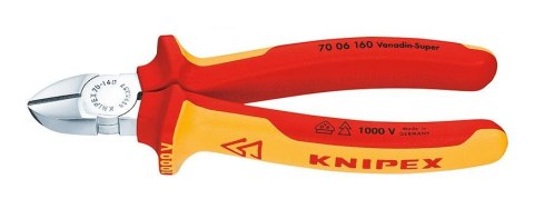 KNIPEX SZCZYPCE BOCZNE IZOLOWANE 1000V 180mm KNIPEX