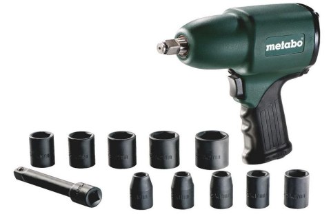 METABO KLUCZ UDAROWY PNEUMATYCZNY 1/2" 360Nm DSSW360 SET + AKCESORIA 11elem. METABO