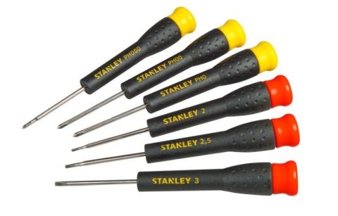 STANLEY WKRĘTAKI PRECYZYJNE KOMPLET 6 elem. STANLEY