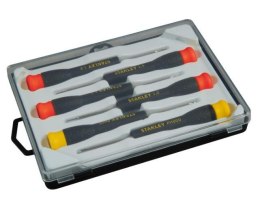 STANLEY WKRĘTAKI PRECYZYJNE KOMPLET 6 szt. PŁASKIE+ KRZYŻOWE STANLEY