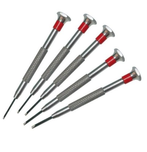 STANLEY WKRĘTAKI PRECYZYJNE PŁASKIE KOMPLET 5 szt. 0,8 / 1 / 1,2 / 1,6 / 2mm STANLEY