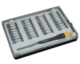 STANLEY WKRĘTAKI PRECYZYJNE Z WYMIENNYMI GROTAMI KOMPLET 32 szt. STANLEY