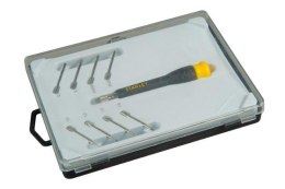 STANLEY WKRĘTAKI PRECYZYJNE Z WYMIENNYMI GROTAMI KOMPLET 8 szt. STANLEY