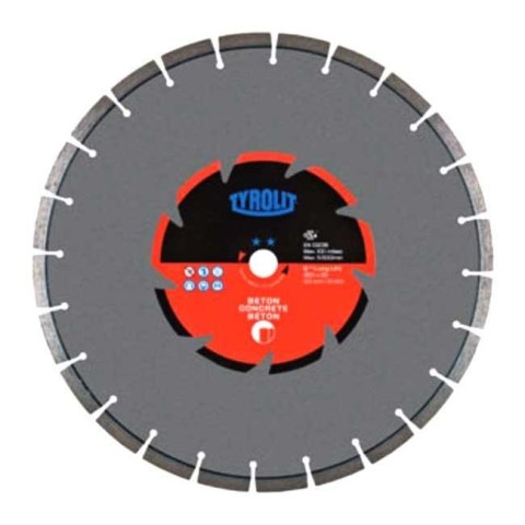 TYROLIT TARCZA DIAMENTOWA DO BETONU DCC PREMIUM 350 x 25,4mm C6W TYROLIT