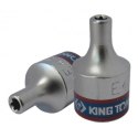 KING TONY NASADKA KRÓTKA GWIAZDKOWA / TORX 3/8" E16 x 28mm CHROM KING TONY