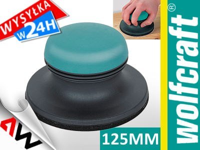 WOLFCRAFT UCHWYT DO SZLIFOWANIA RĘCZNY 125mm RZEP WOLFCRAFT