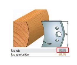 CMT NOŻE PROFILOWE HSS 50x4mm 690.573 CMT