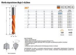 CMT WIERTŁO HW NP D=5 I=40 L=67,5 S=8x20 CMT