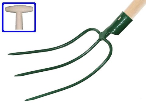 KARD WIDŁY 3-ZĘBY Z TRZONKIEM TYPU "T" 100cm KARD