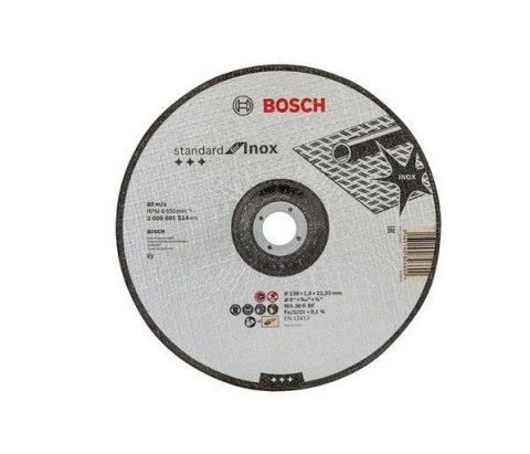 BOSCH TARCZA DO METALU 230mm x 1,6mm STANDARD FOR INOX BOSCH