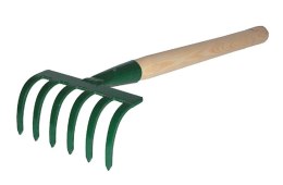 KARD GRABKI MAŁE 6-ZĘBÓW Z TRZONKIEM 30cm KARD