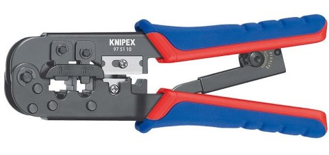 KNIPEX SZCZYPCE DO ZAGNIATANIA DŹWIGNIOWE DO WTYKÓW TELEFONICZNYCH TYPU RJ 11/12 / RJ 45 KNIPEX