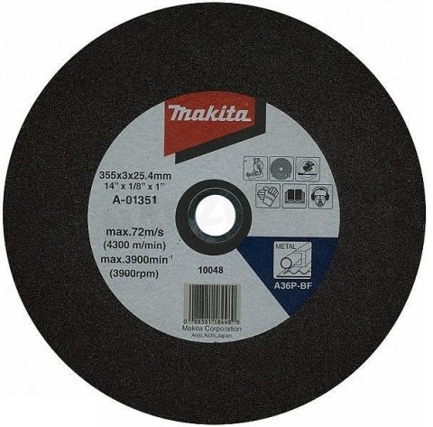 TARCZA DO METALU 355 x 25,4mm /5szt.>A-89953-5 MAKITA