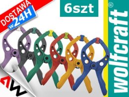WOLFCRAFT ŚCISK SPRĘŻYNOWY 20mm 6szt. WOLFCRAFT