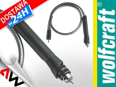 WOLFCRAFT WAŁEK GIĘTKI 130cm, UCHWYT 0,5 - 8mm, DO WIERTARKI WOLFCRAFT