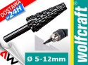 WOLFCRAFT ZDZIERAK DO METALU STOŻKOWY Fi 5-12 x 35mm WOLFCRAFT