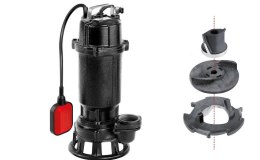 YATO POMPA ŻELIWNA Z ROZDRABNIACZEM 750W YATO