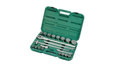 HONITON ZESTAW KLUCZY 21 ELEMENTÓW 3/4" NASADKI 12-KĄTNE 6221 HONITON