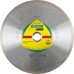 KLINGSPOR TARCZA DIAMENTOWA PEŁNA 180mm x 1,6mm x 30/25,4mm DT600F DO CERAMIKI KLINGSPOR