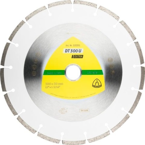 KLINGSPOR TARCZA DIAMENTOWA SEGMENTOWA 350mm x 2,8mm x 25,4mm DT300U UNIWERSALNA KLINGSPOR