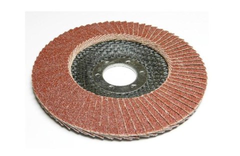 ŚCIERNICA LISTKOWA 125mm P 36 WYPUKŁA /SILVER SILVER