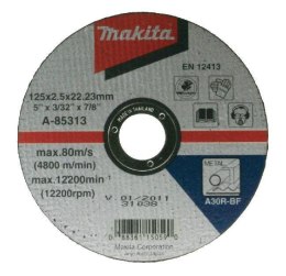 TARCZA DO METALU 125 x 2,5 x 22mm MAKITA