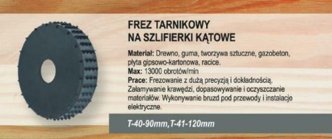 TARPOL FREZ TARNIKOWY 120/20mm T-41 TARPOL